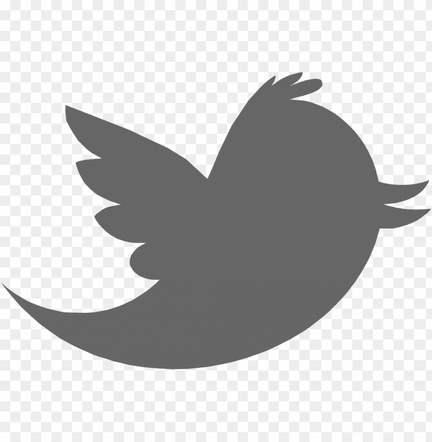 twitter logo gray PNG image with transparent background | TOPpng