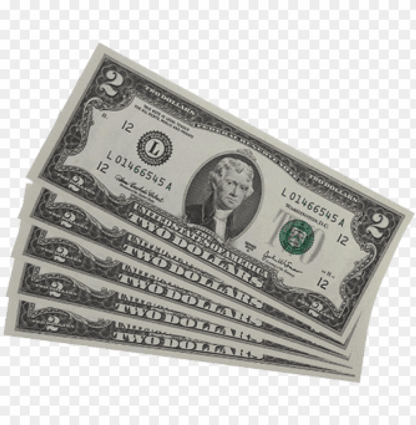 two dollar bills - 5 2 dollar bills PNG image with transparent background@toppng.com