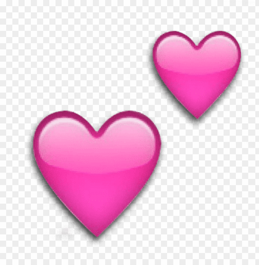Two Love Heart Emoji Png Image With Transparent Background Toppng