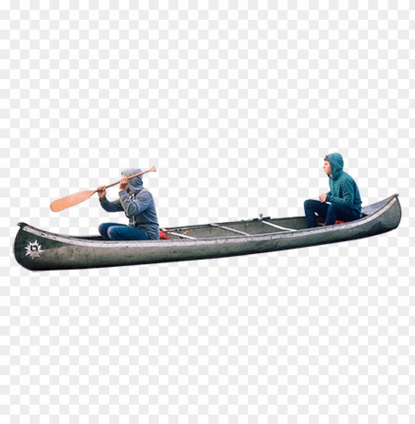 sports, rowing, two people on a canoe, 