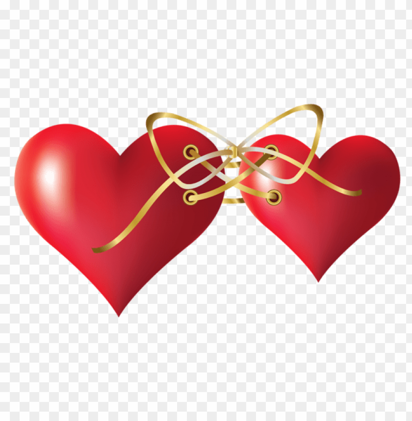 two tied hearts png - Free PNG Images@toppng.com