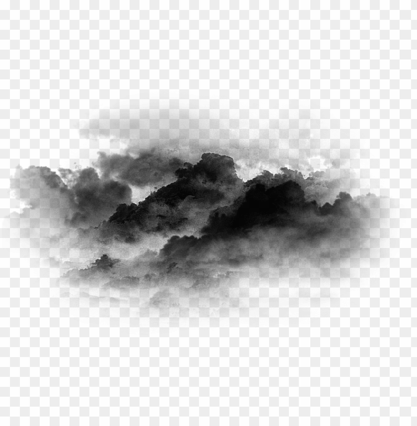 Ube Negra - Nube Negra En PNG Transparent Background