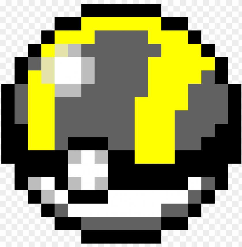 Ultra Ball - Pokeball Pixel PNG Transparent With Clear Background ID 188906