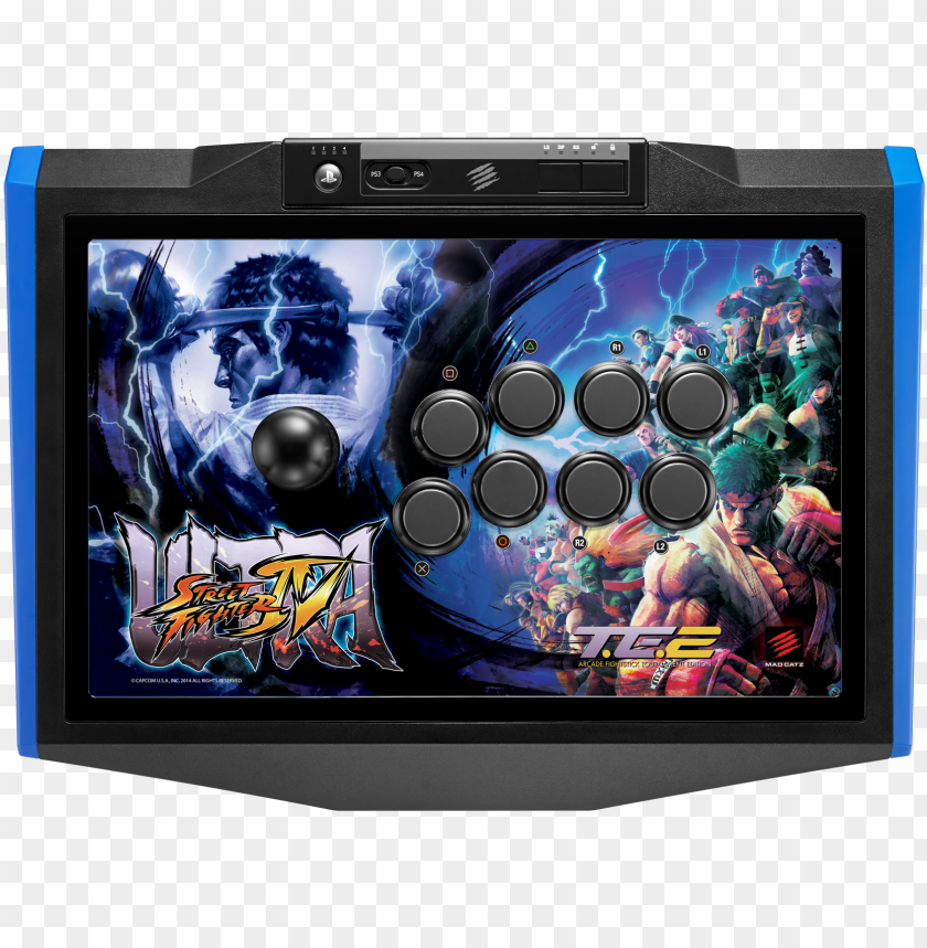 Ultra Street Fighter Iv Arcade Fightstick Te2 Revealed Mad Catz Ultra Street Fighter Iv Arcade Fightstick PNG Image With Transparent Background
