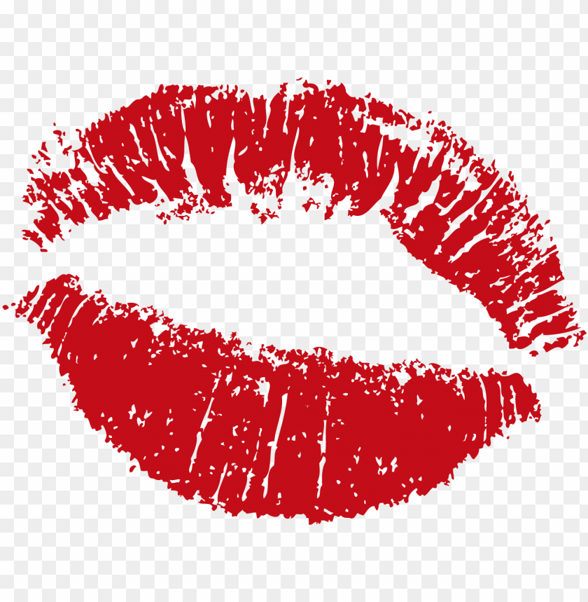 Um Clipart Red Lipstick - Lips Vector PNG Image With Transparent Background