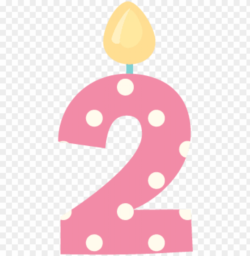 Umber 3 Birthday Gifs - Numero 2 PNG Transparent Background