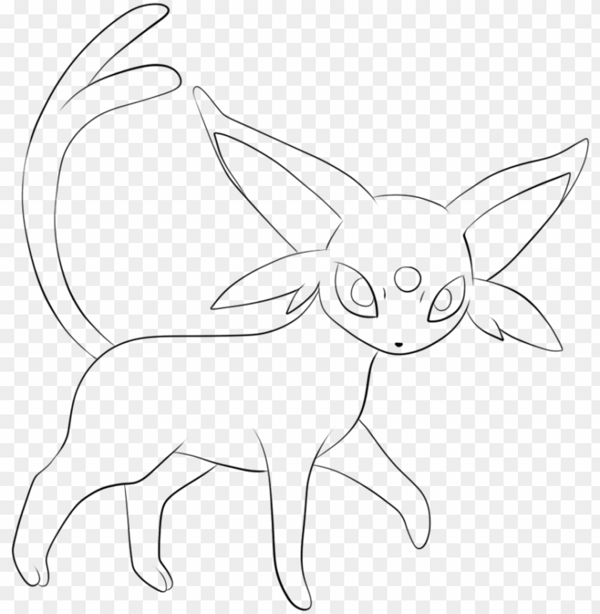 umbreon drawing at getdrawings pokemon coloring pages eevee evolutions espeo png image with transparent background toppng