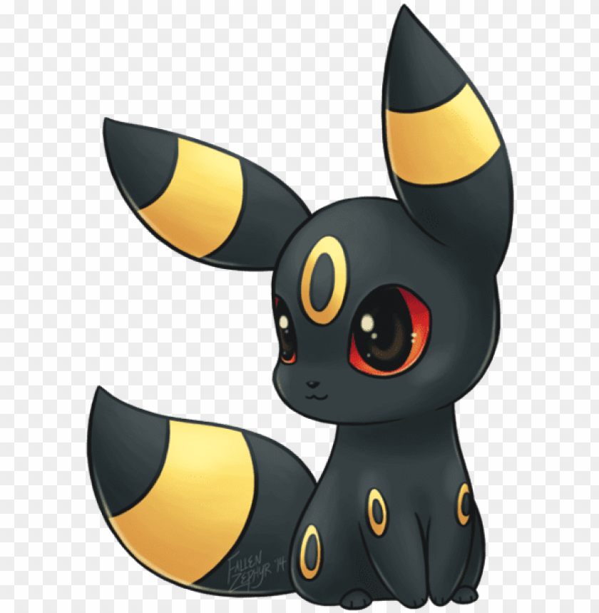 Umbreon Drawing Toothless - Umbreon Chibi PNG Image With Transparent Background