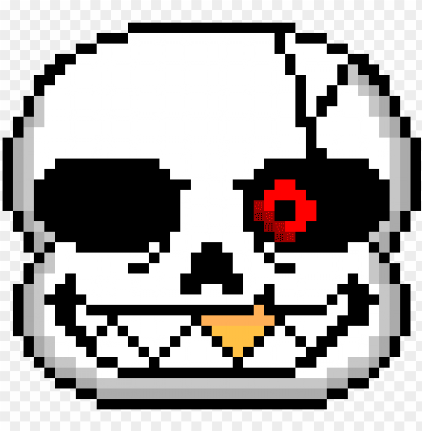 Pixilart - Sans' head by Anonymous