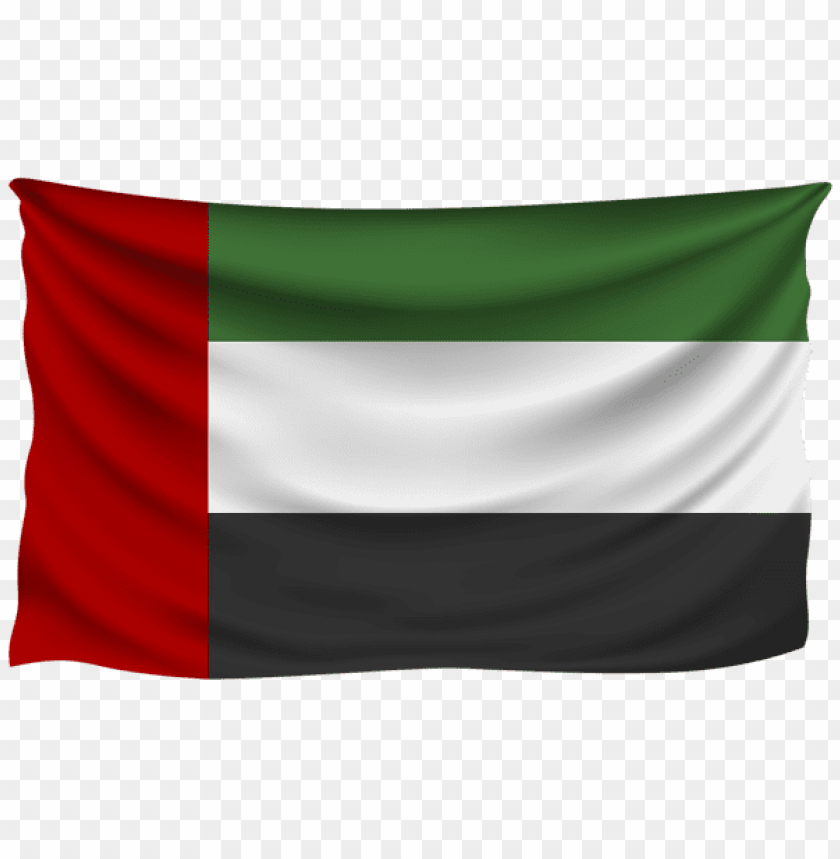 Download United Arab Emirates Wrinkled Flag Clipart Png Photo  