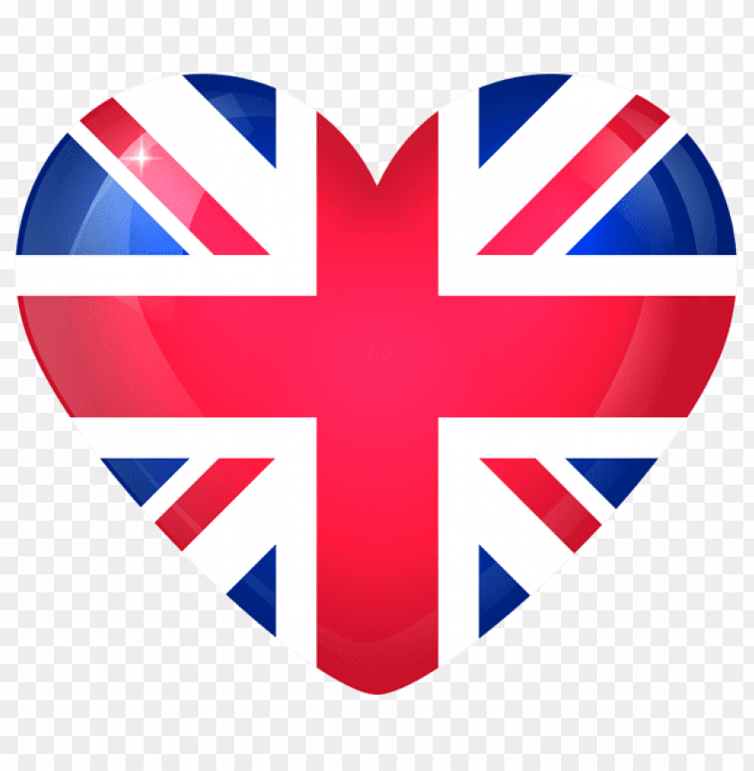 Download united kingdom large heart flag clipart png photo  @toppng.com