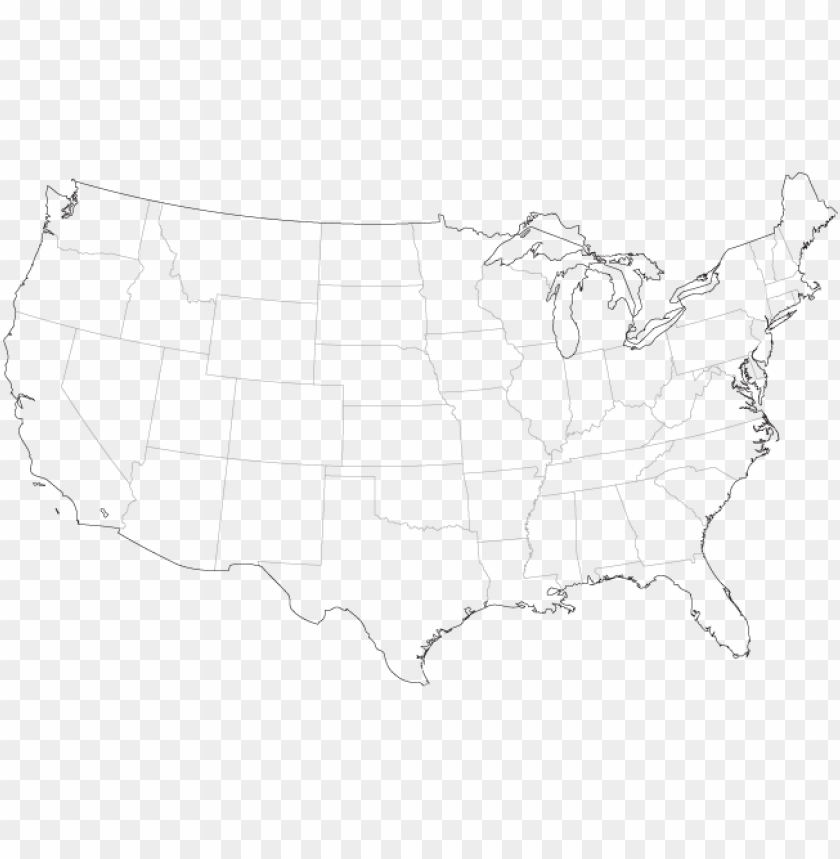 united-states-outline-us-map-to-color-png-transparent-with-clear