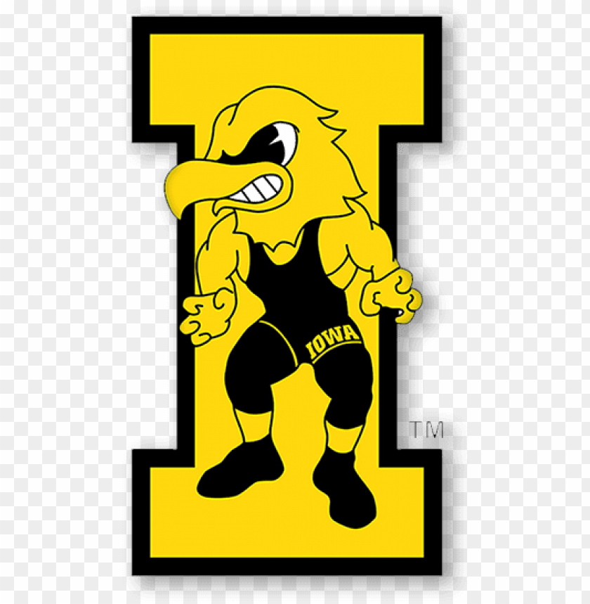 university of iowa wrestling logo PNG transparent with Clear Background ID 208197
