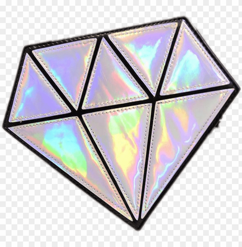 unrn unrnio tumblr diamond diamante shineshinefor - 2017 fashion geometry package diamond hologram bag, unicornio