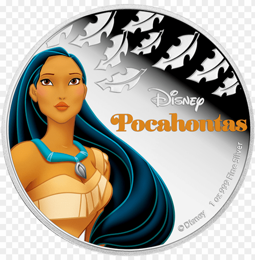ure silver coin disney princess pocahontas disney princess PNG transparent with Clear Background ID 274785