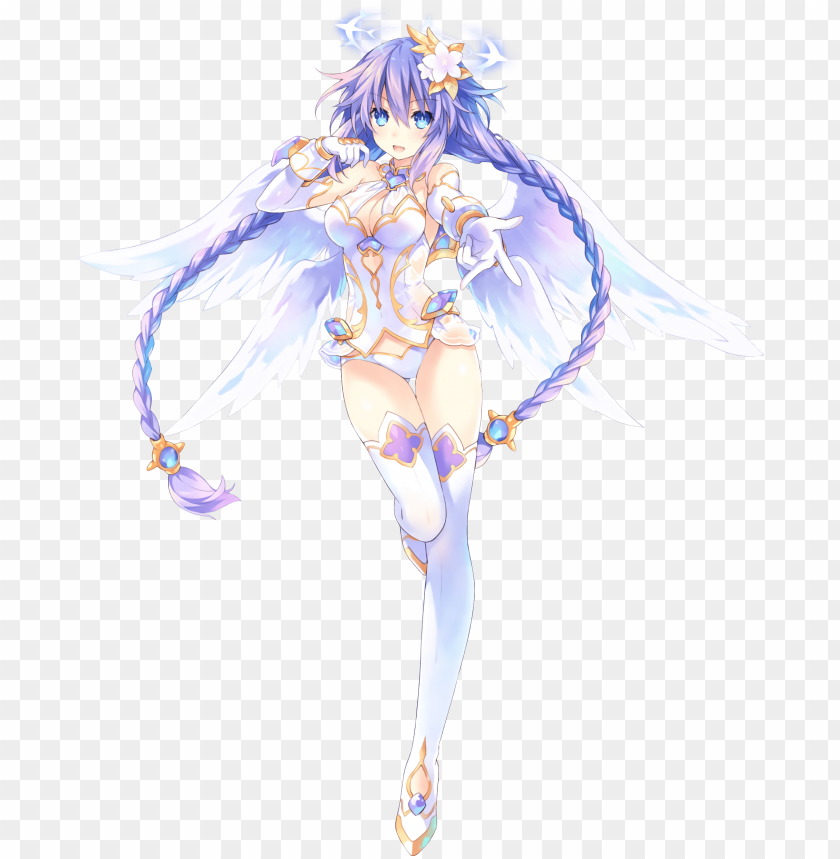 urple heart four goddesses online cyber dimension neptunia goddess purple heart PNG transparent with Clear Background ID 223107