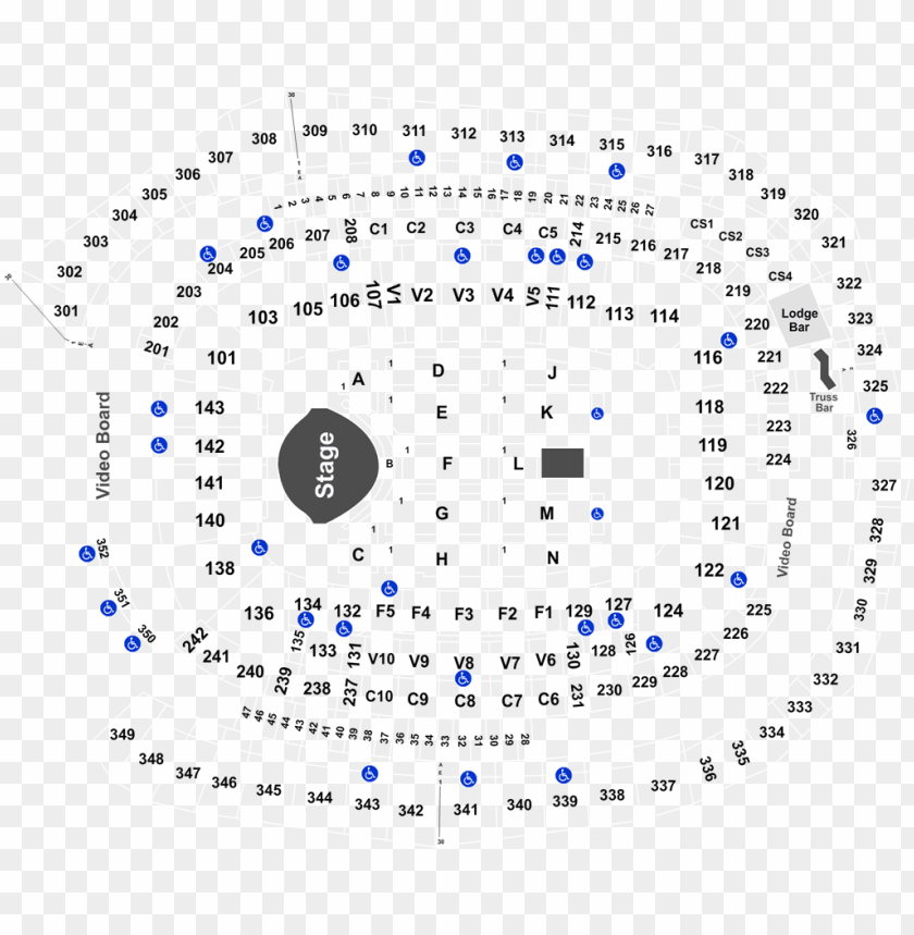 Garth Brooks Seating Chart Target Center
