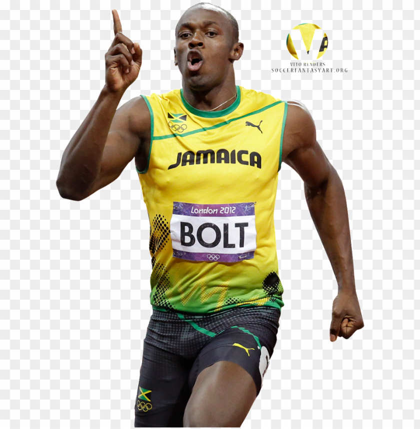 Usain Bolt Photo Usain Bolt Renders London Olympic Race Bib Png Image