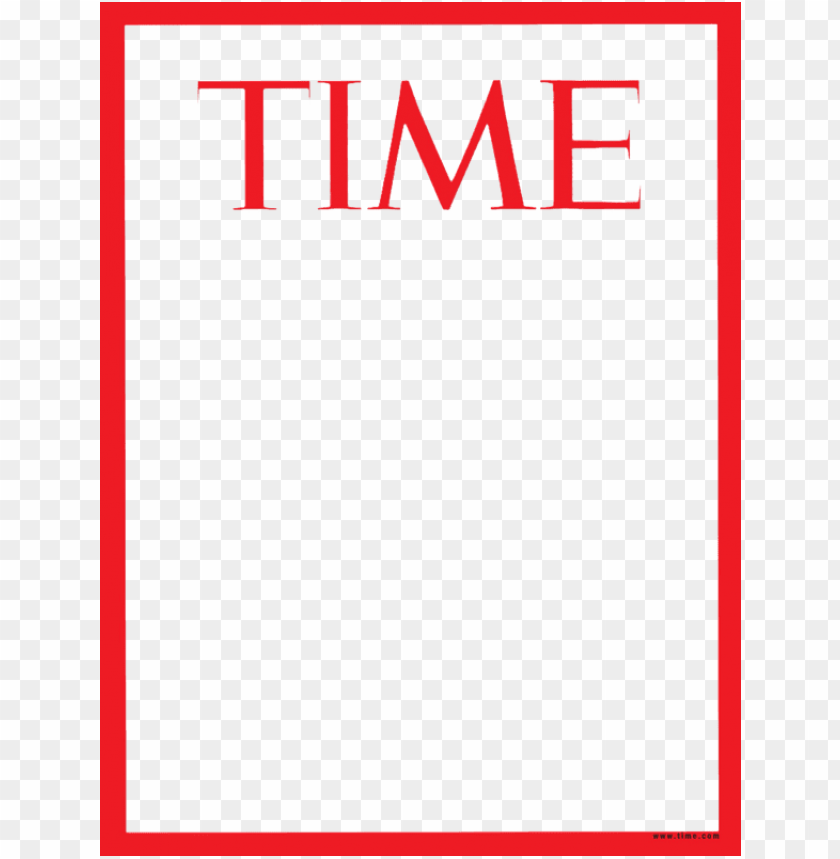 use the transparent template to place photo behind time magazine PNG transparent with Clear Background ID 167865