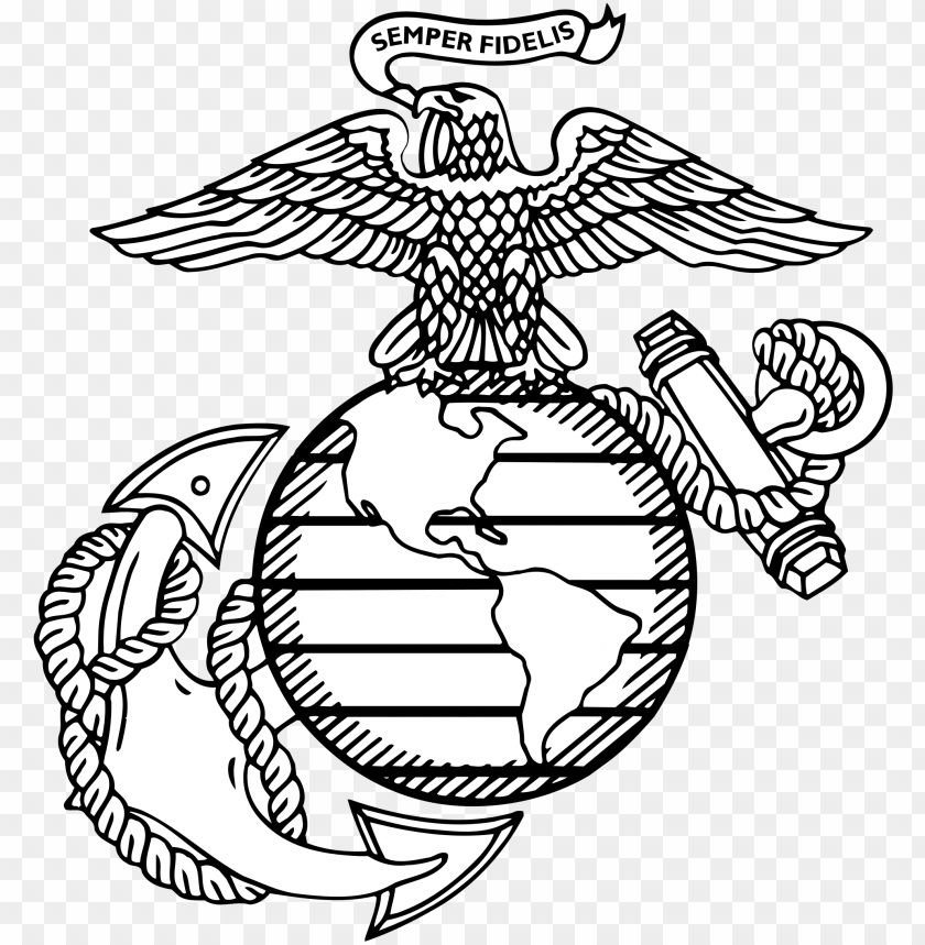 free PNG usmc emblem at getdrawings - eagle globe and anchor PNG image with transparent background PNG images transparent