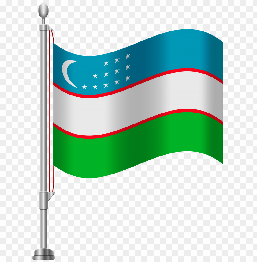 uzbekistan flag clipart png photo - 31350