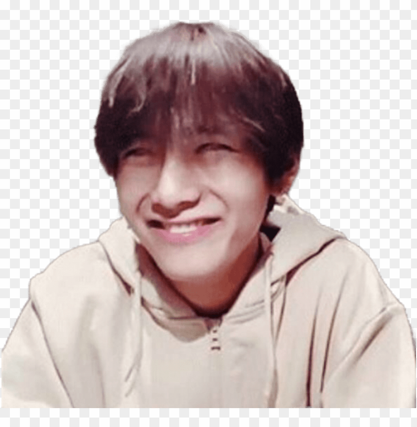 v derp face bts bangtan korea south tae taehyung freeto bts taehyung meme face PNG transparent with Clear Background ID 179793