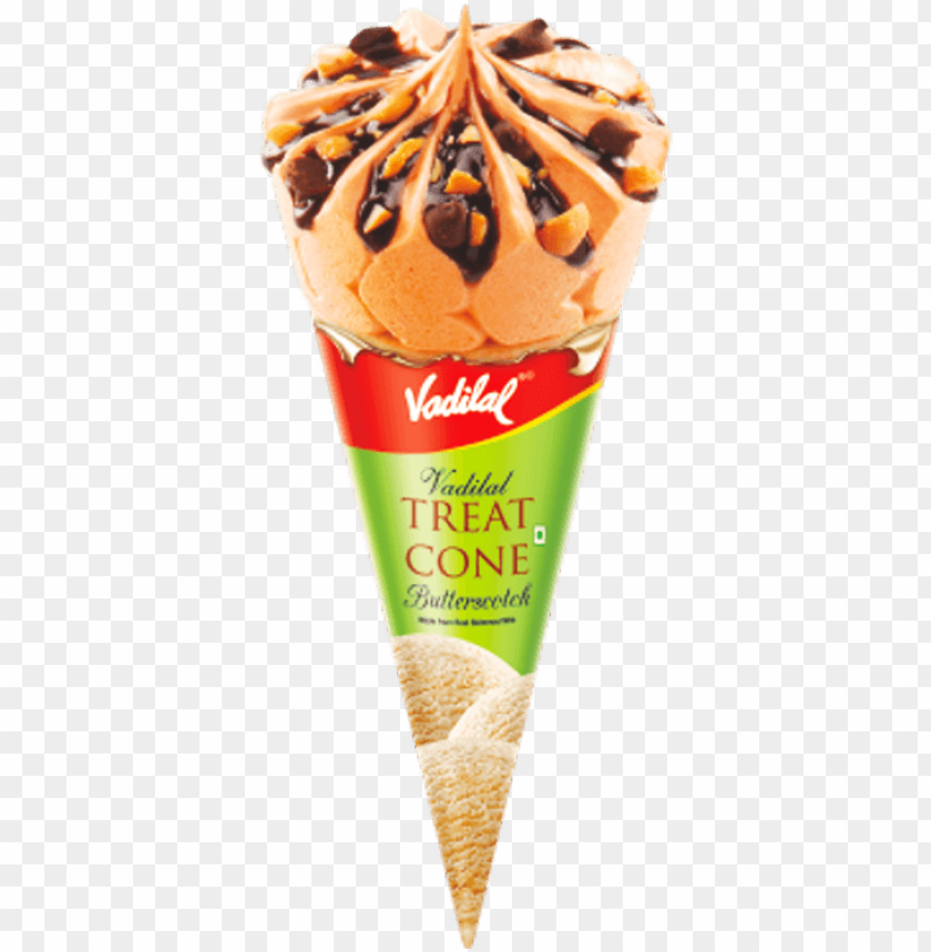 free PNG vadilal treat cone butterscotch - vadilal ice cream cone PNG image with transparent background PNG images transparent