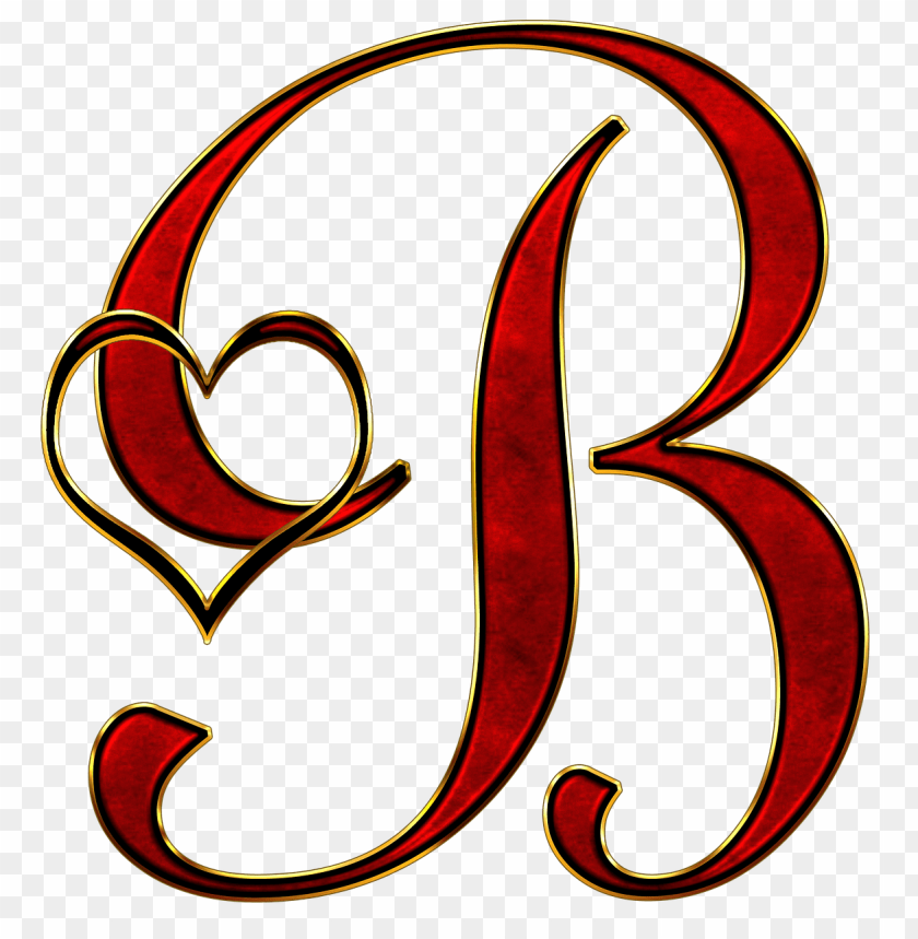 miscellaneous, alphabet, valentine capital letter b, 