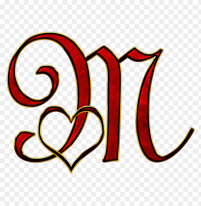 miscellaneous, alphabet, valentine capital letter m, 