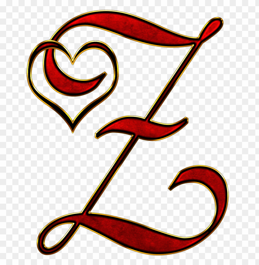 miscellaneous, alphabet, valentine captital letter z, 