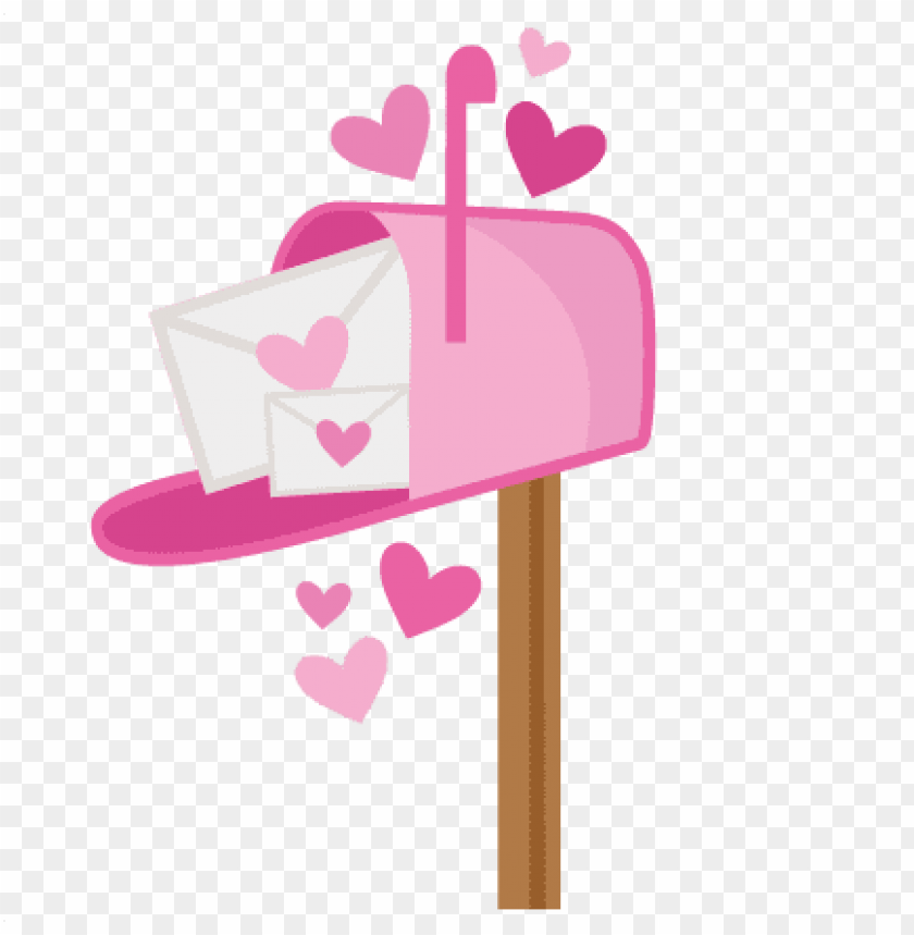 mailbox, valentine border, valentine heart