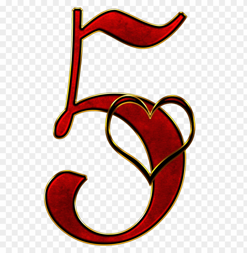 miscellaneous, numbers, valentine number 5, 