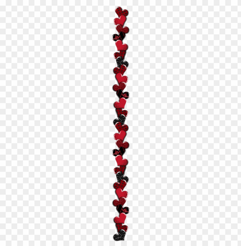 valentines day heart border transparent png images background -  image ID is 43434