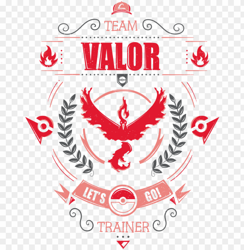 Valor Teefury Team Valor Fire And Blood Png Image With Transparent Background Toppng - pokemon go team valor shirt roblox