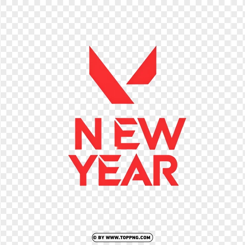 Valorant Tactical Style 2026 Typography PNG Transparent Background