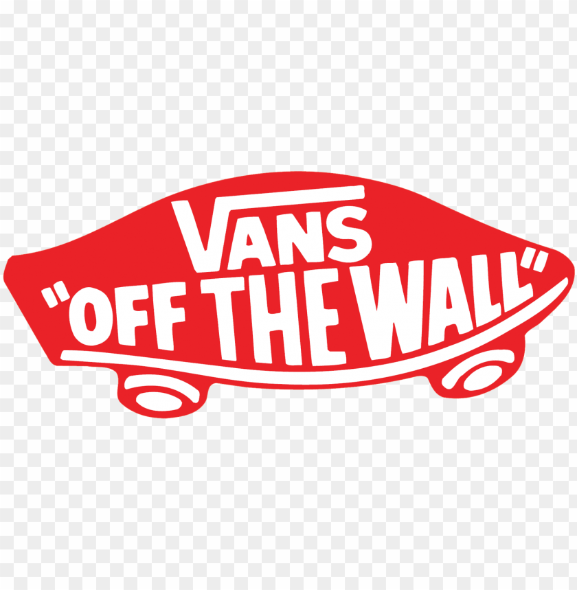 vans off the wall red logo PNG image 