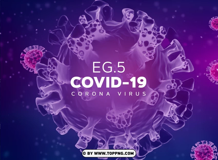 Variant Concept Background EG.5 Coronavirus New