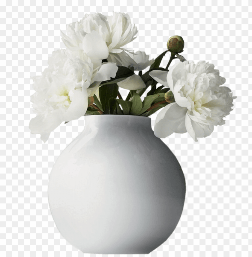 vase with white peoniespicture