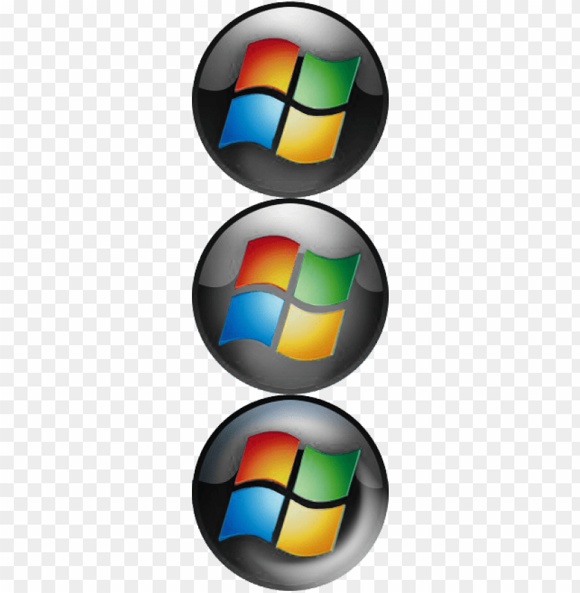 vblack windows 7 start button black PNG transparent with Clear Background ID 201352