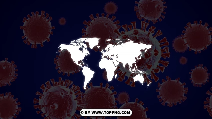 Vector Background Disease Outbreak and Coronavirus Alert with Globe Map, EG-5 ,COVID-19, Marburg Virus, Virus, Deadly, Pathogen