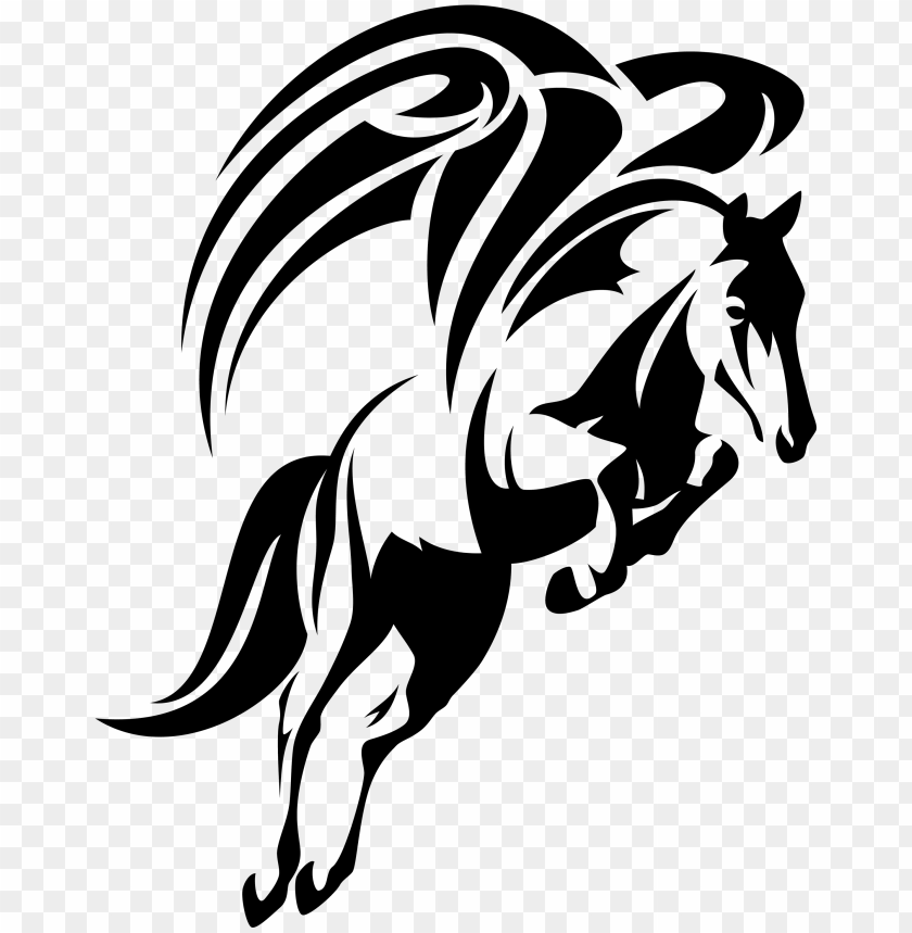 Vector Black And White Library Image Result For Pegasus Photography Creations Logo Png Image With Transparent Background Toppng