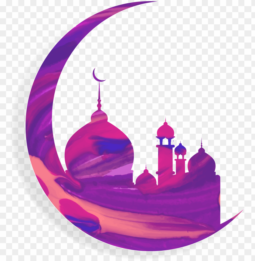 vector black and white library mosque vector moon eid mubarak 2018 for instagram PNG transparent with Clear Background ID 163170