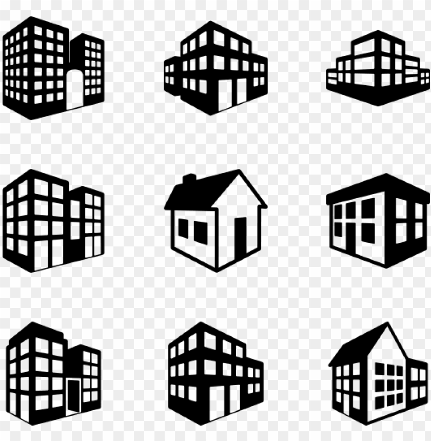 Vector Free Building Office Build Icon PNG Image With Transparent  Background | TOPpng