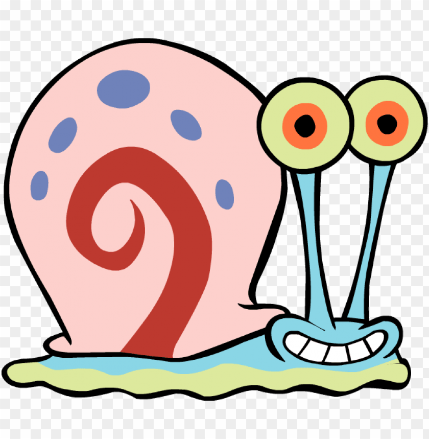 Vector Free Snail Clipart Gary Gary From Spongebob Png Image