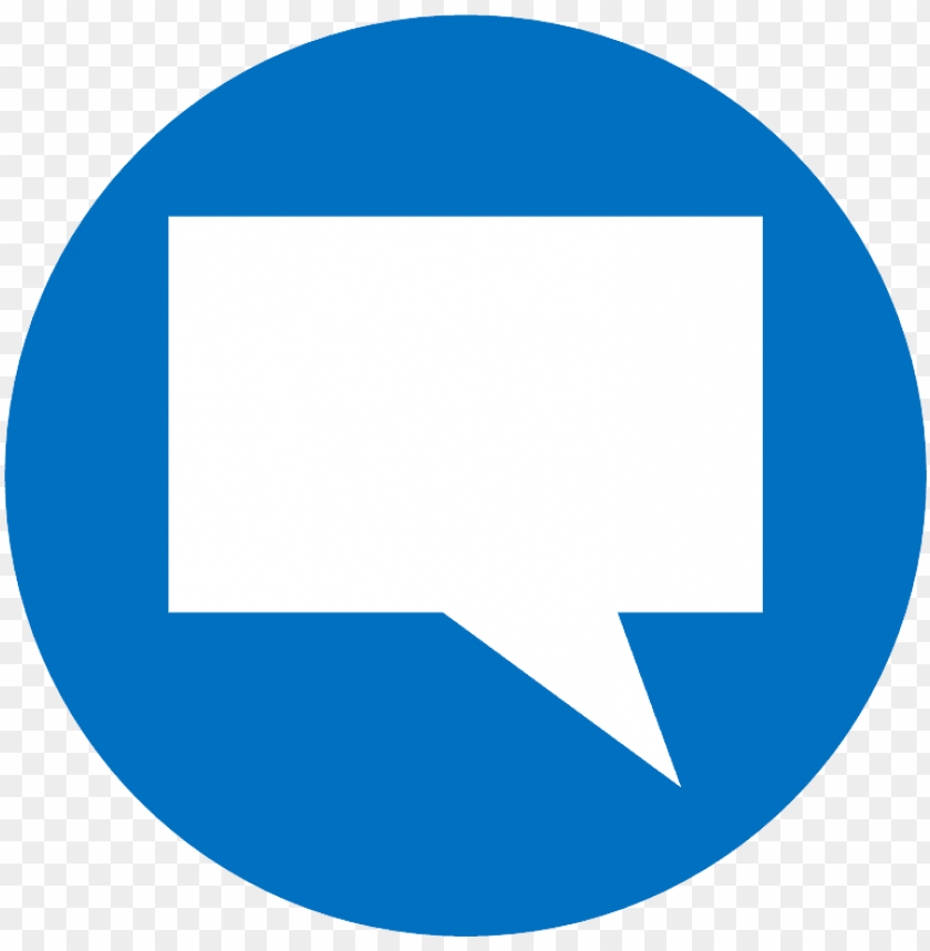 Vector Icon Of A Speech Bubble Facebook Comments Icon Png Image With Transparent Background Toppng