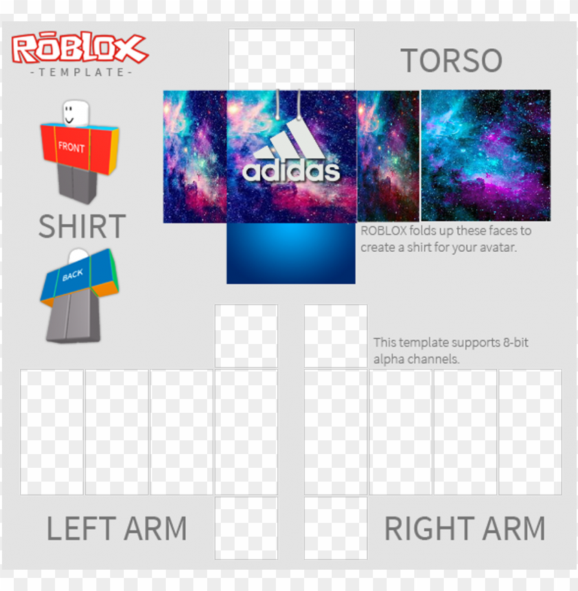 Roblox Shirt Template Transparent Bg