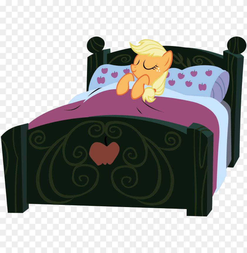 vector library download applejack artist pangbot safe - cartoon bed no  white background PNG image with transparent background | TOPpng