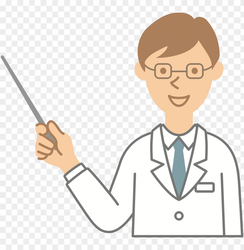 Vector Library Download With Pointer Big Image Png Doctor Teaching Clipart PNG Image With Transparent Background