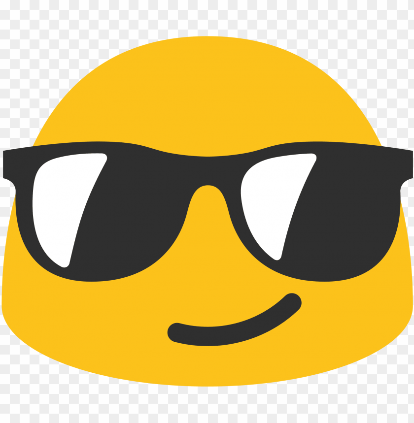vector sunglasses emoji google emoji sunglasses PNG transparent with Clear Background ID 229190