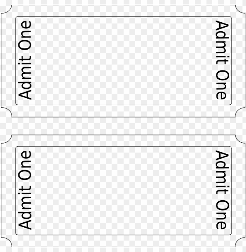 Vector Tickets Admission Ticket Admit One Ticket Template Png Image With Transparent Background Toppng - roblox admission application